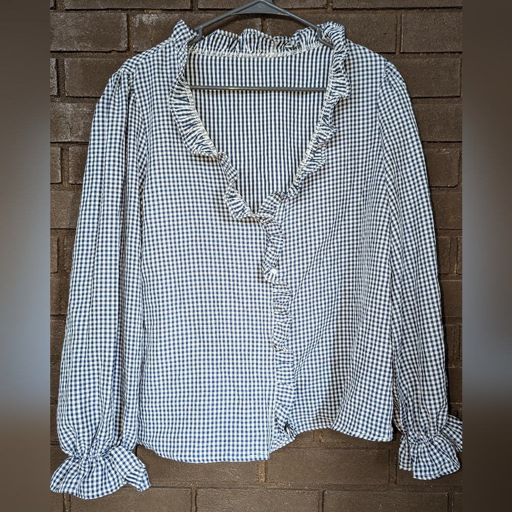 Checkered blouse
